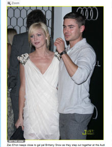 <i>Golden Globes</i>: Zac Efron e Brittany Snow vão à festa