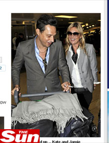 Tailândia: Kate Moss e namorado voltam de viagem