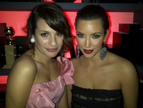 <i>Hein</i>?: Kim Kardashian está apaixonada por Lea Michele