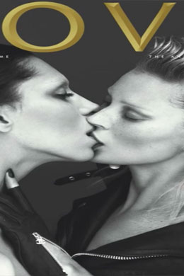 <i>Love</i>: Kate Moss beija Lea T em capa