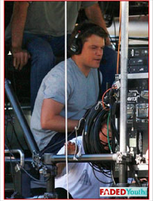 <i>Ação!</i>: Matt Damon ocupa a cadeira do diretor