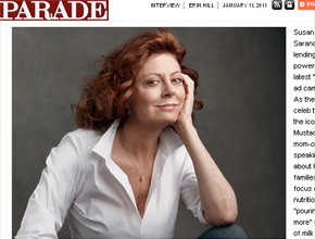 Bigodinho: Susan Sarandon vira garota-propaganda