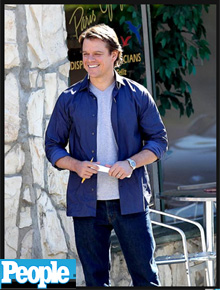 Los Feliz: Matt Damon filma longa