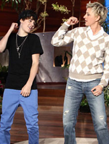 Justin Bieber: Ellen DeGeneres quer mecha de cabelo
