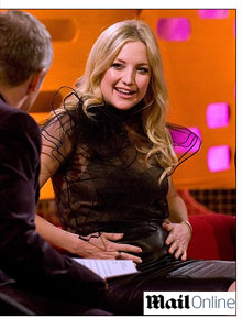 <i>Baby</i>: Kate Hudson tentou esconder gravidez
