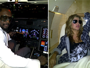Comandante: Will.I.am posta foto <i>pilotando</i> aeronave