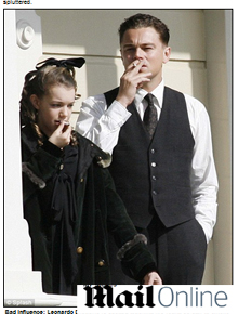 Como?: Leonardo DiCaprio ensina atriz mirim a fumar