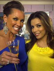 <i>Desperate</i>: Eva Longoria posa com colega de elenco