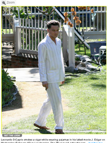 Pijama: Leonardo DiCaprio roda novas cenas de <i>J. Edgar</i>