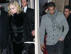 Berlim: Madonna janta com o suposto namorado
