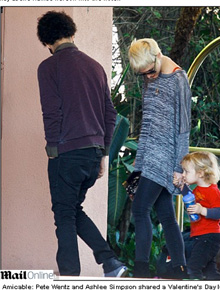 Separados?: Ashlee Simpson almoça com Pete Wentz