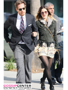 Juntos: Drew Barrymore almoça com <i>affair</i>