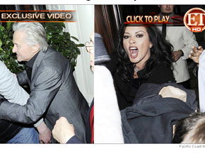 <i>Paparazzi</i>: Catherine Zeta-Jonas e Michael Douglas brigam