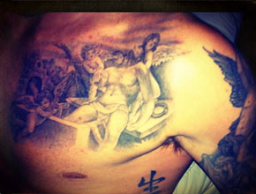 <i>Tattoo</i>: David Beckham mostra a sua