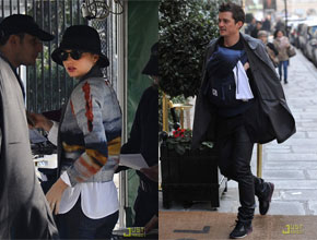 Paris: Miranda Kerr e Orlando Bloom passeiam