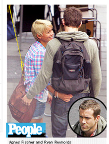 <i>Affair</i>?: Ryan Reynolds é visto com modelo alemã