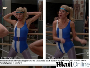 <i>Glee</i>: Gwyneth Paltrow dá aula de ginástica
