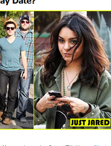 <i>Affair</i>?: Vanessa Hudgens celebra Dia de São Patrício
