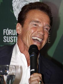 Manaus: Arnold Schwarzenegger não economiza com joias