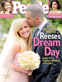 Casamento: Veja Reese Witherspoon de noiva