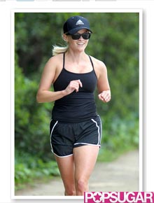 Corrida básica: Reese Witherspoon volta da lua de mel
