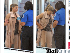Segurança: Fergie é parada em aeroporto