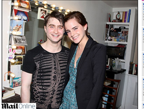 Oi: Emma Watson faz surpresa para Daniel Radcliffe