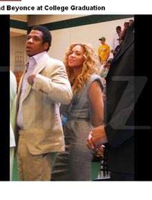 Formatura: Beyoncé e Jay-Z prestigiam sobrinho