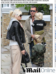 Londres: Gwen Stefani visita Gwyneth Paltrow