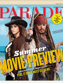 <i>Parade</i>: Johnny Depp é capa da revista