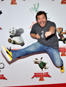 <i>Kung Fu Panda 2</i>: Jack Black mostra habilidade com luta