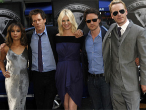 <i>X-Men: First Class</i>: January Jones e Kevin Bacon lançam filme