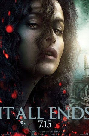 Bellatrix ganha pôster em <i>Harry Potter</i>