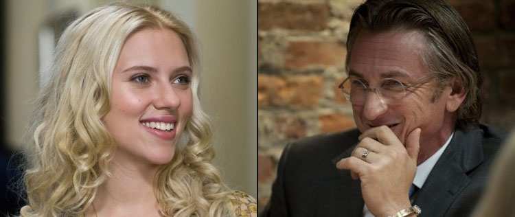 Sean Penn não queria algo sério com Scarlett Johansson