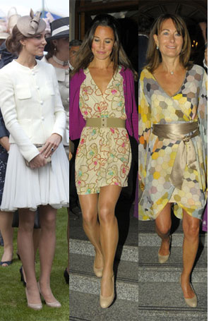 Irmã e mãe usam o mesmo sapato de Catherine Middleton