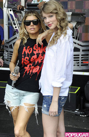 Taylor Swift tieta Fergie