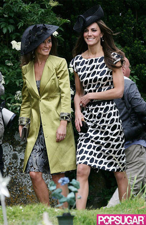 Catherine Middleton e irmã vão a casamento de amigo