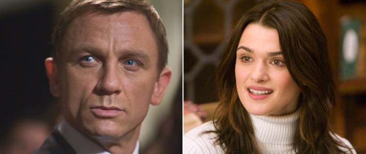 Daniel Craig e Rachel Weisz se casam em segredo