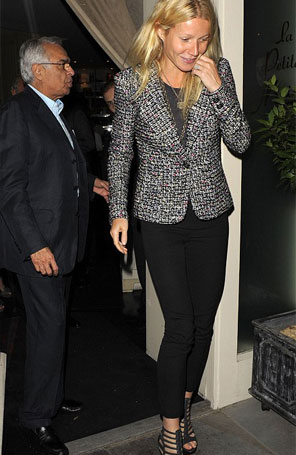 Gwyneth Paltrow almoça com dono da <i>Topshop</i>