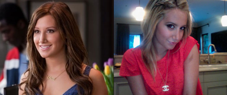 Ashley Tisdale volta a ser loira