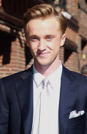Tom Felton chega ao Brasil