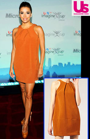 Eva Longoria usa vestido de 54 reais