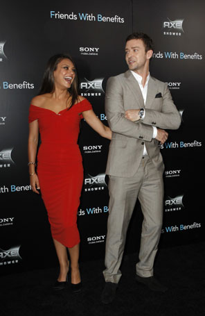 Justin Timberlake e Mila Kunis lançam filme em Nova York