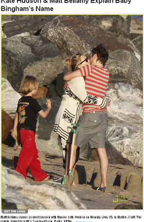 Noivo de Kate Hudson explica nome do filho