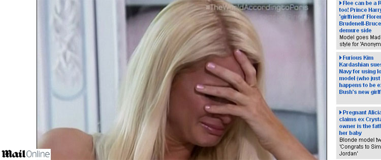 Ex-namorado de Paris Hilton insinua pedido de casamento em <i>reality show</i>