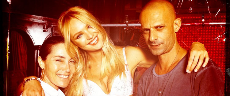 Candice Swanepoel mostra bastidores de ensaio