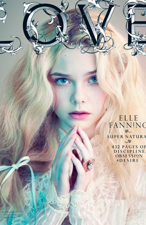 Elle Fanning é capa da <i>Love</i>