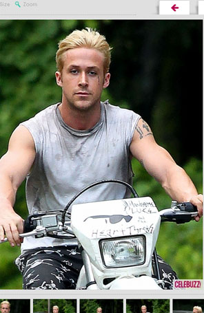 Ryan Gosling clareia os cabelos para novo papel