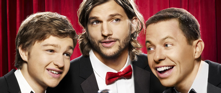 Ashton Kutcher começa a trabalhar em <i>Two and a Half Men</i>