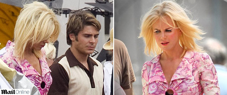 Nicole Kidman e Zac Efron filmam juntos